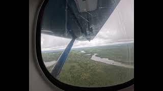Timelapse of flight to Wejin Lake Hawk Air May 2024