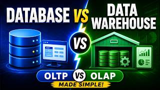 Database vs Data Warehouse Explained | OLTP vs OLAP Made Simple !