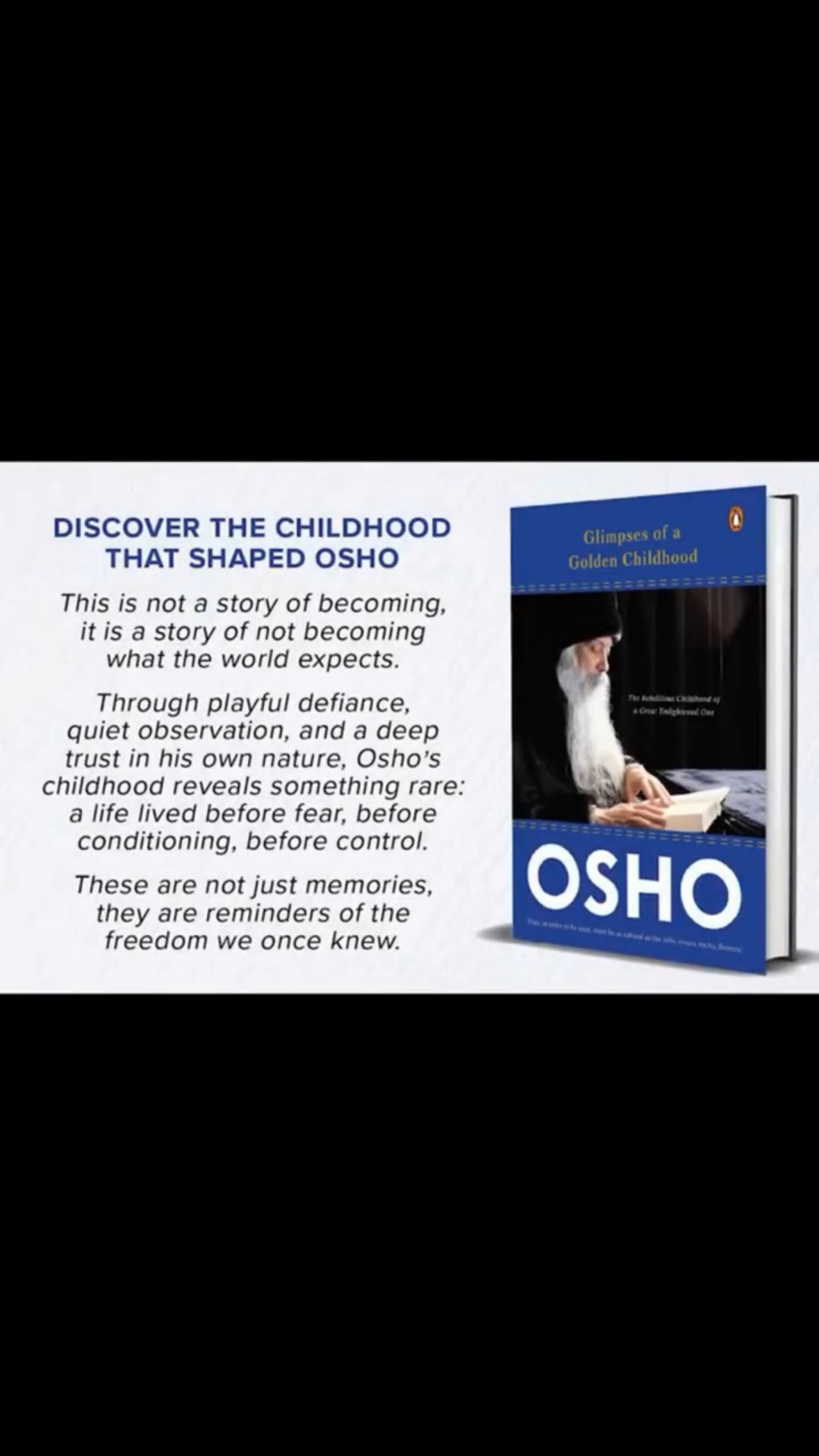 Glimpses of A Golden Childhood | Osho | Penguin India #booktube