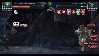 Scorpion VS Rank 5 Doom Boss, Right Side Minis: Safeguard Iron Doom, Reflective Stun Spidey Supreme