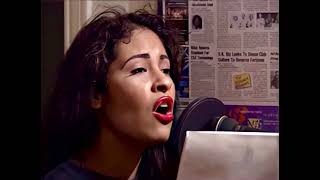 Selena recording "Amor Prohibido" (HD)