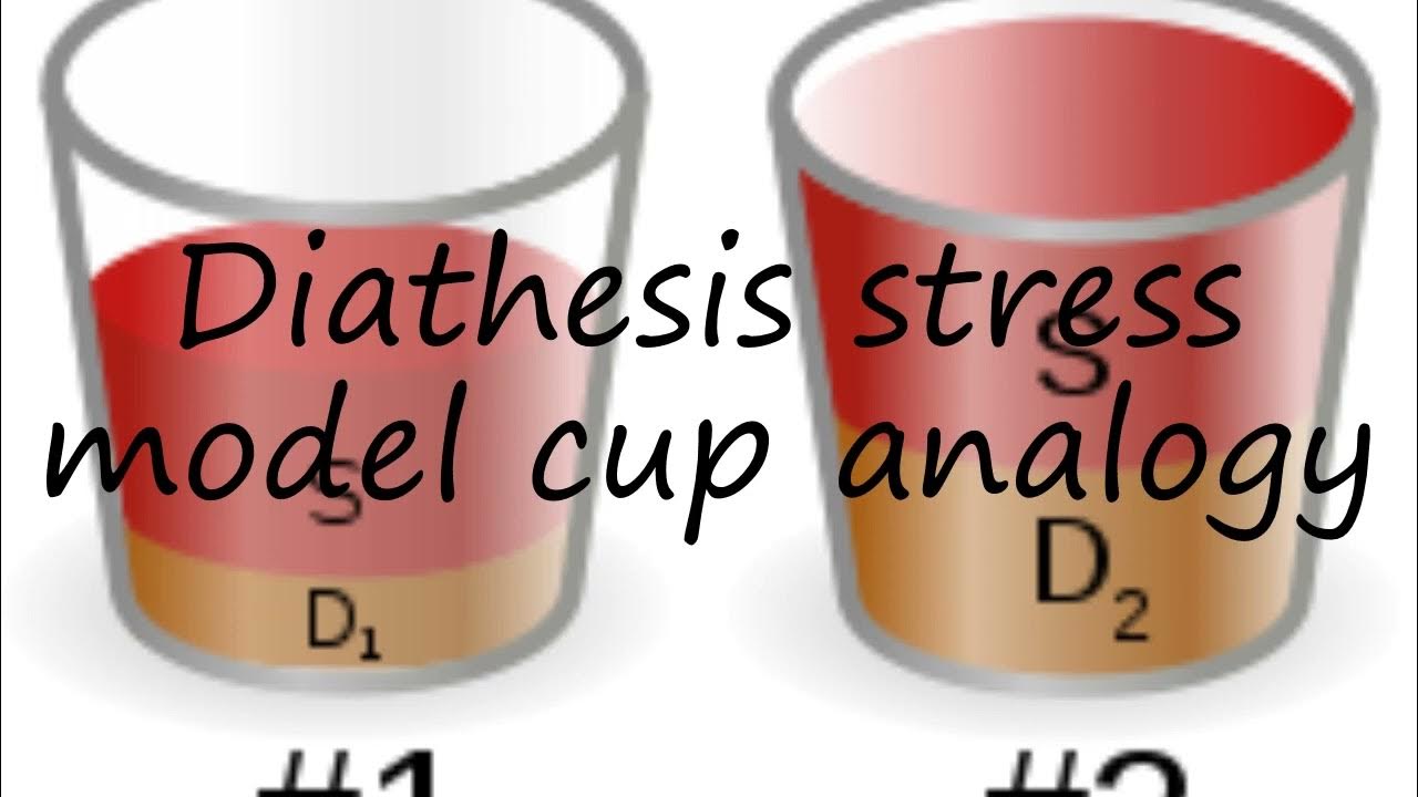 How to pronounce Diathesis stress model cup analogy in English? YouTube