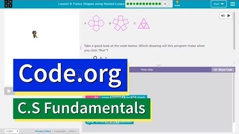 Code.org Course E Lesson 7.7 F Fancy Shapes using Nested Loops | Answers Explained | Part F