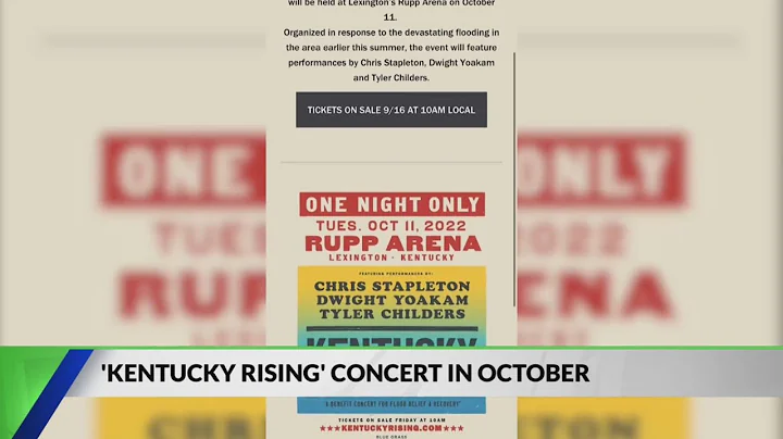 'Kentucky Rising' concert in October