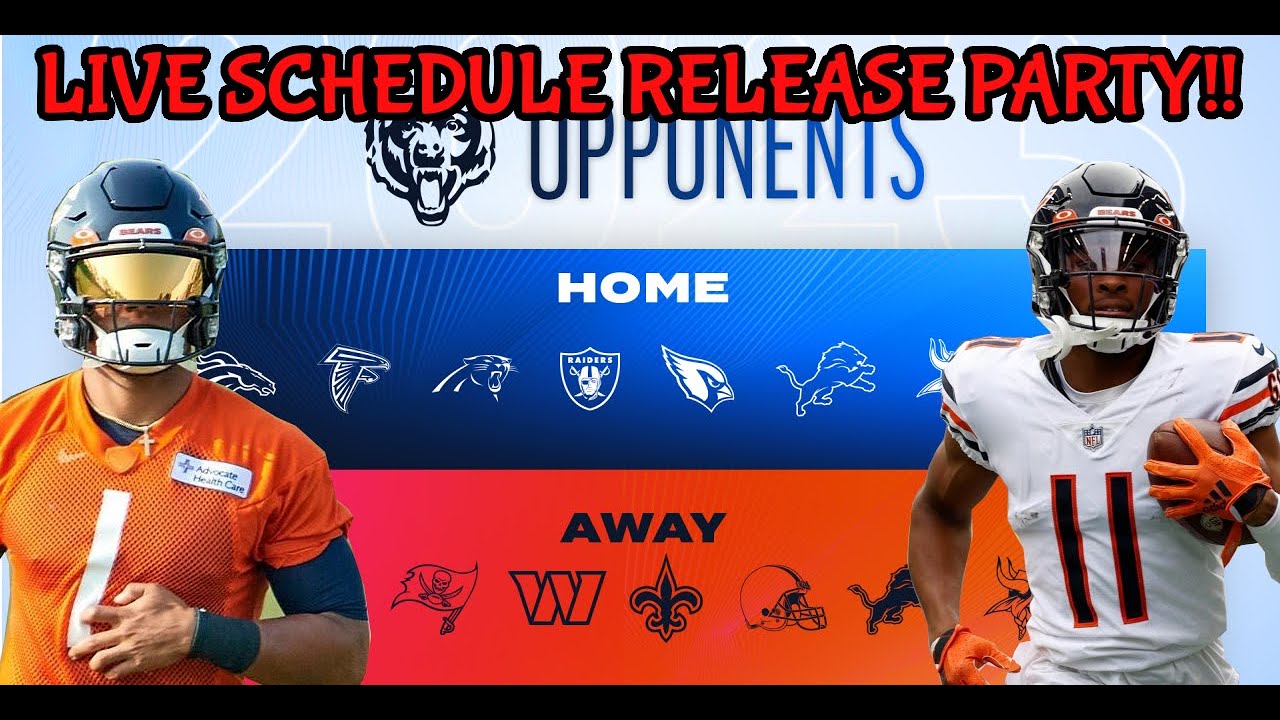 Bears 2023 LIVE Schedule Release Party Chicago Bears 2023 Schedule Bears 2023 LIVE Schedule Release Party Chicago Bears 2023 Schedule