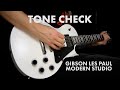 Tone check gibson les paul modern studio demo  cream city music