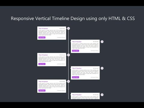 Responsive Vertical Timeline