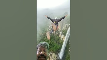Jumping without fear | bungee jump lovers#Shorts