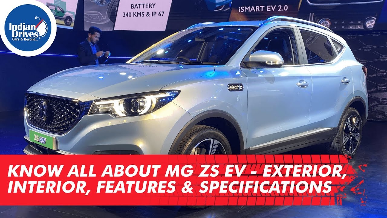 Know All About Mg Zs Ev Exterior Interior Features