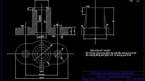 THIẾT KẾ QUY TRÌNH CÔNG NGHỆ GIA CÔNG CHI TIẾT ĐỀ 73 THÂN ĐỠ 2 GÂN