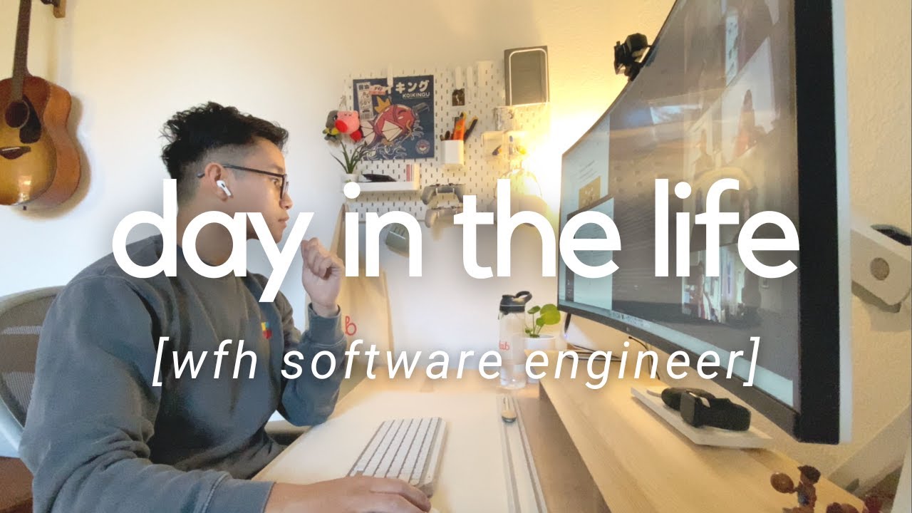 day in the life of a work from home software engineer - YouTube