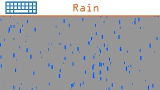 Famous Rain Particles in Java + Processing Wealth