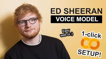 Ed Sheeran AI Voice Model - RVC 1-CLICK Google Colab Setup