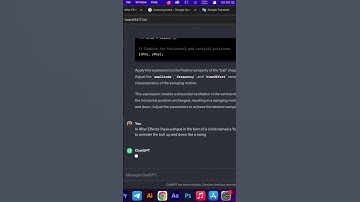 For any After Effects expression, just ask ChatGPT