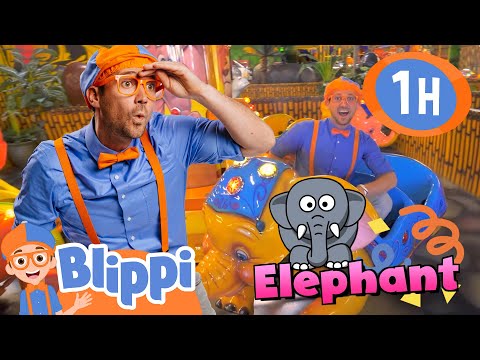 Blippi Explores Jungle Animals Blippi 1 Hour Moonbug Kids Fun Stories And Colors