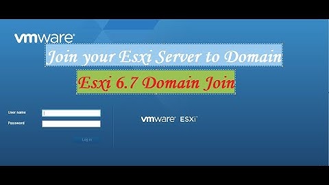 How to Join ESXi Host to Domain | Join Esxi Server to Domain | Step by Step