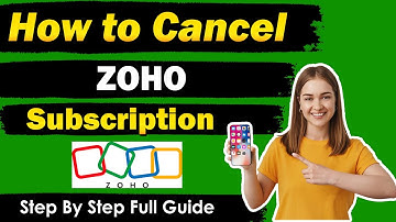 How To Cancel Zoho Subscription & free trial | Cancel Zoho free trial