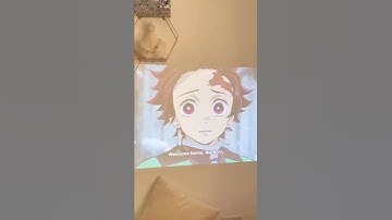 So excited to share my @XGIMI Halo projector 📽 🥰💕 #XGIMI #PROJECTOR #tech #aesthetic #demonslayer