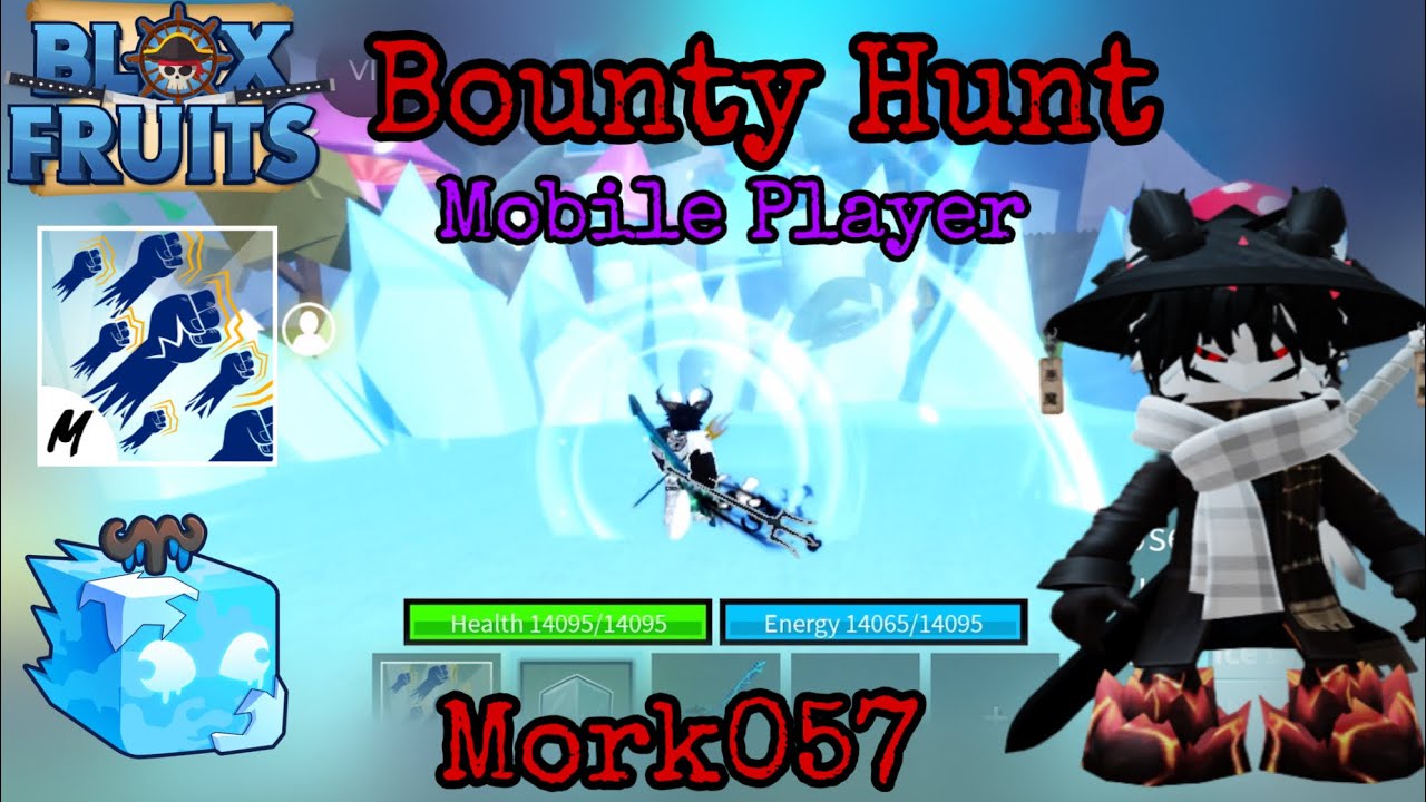 The Best Ice Combo for Bounty Hunt |  Mobile Player / Blox Fruits