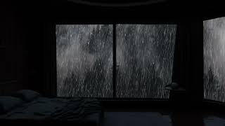 Overcome Insomnia with Heavy Rain On Window, Horrible Rain, Mighty Wind & Thunder Sounds at Night