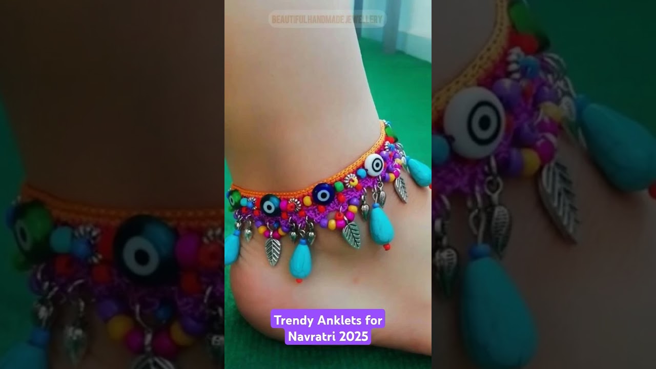Ankletes for Navratri 2025 | Traditional & Trendy Payal Designs for Garba 