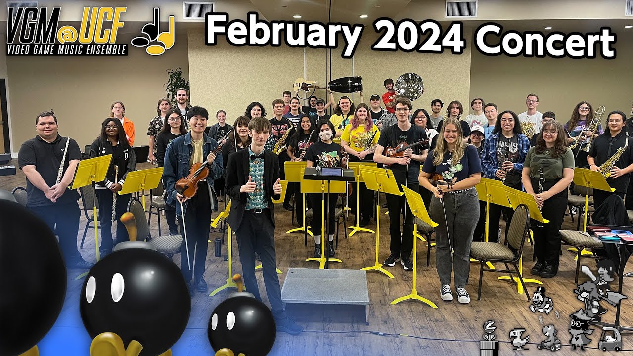 Video Game Music Ensemble @UCF February 2024 Concert