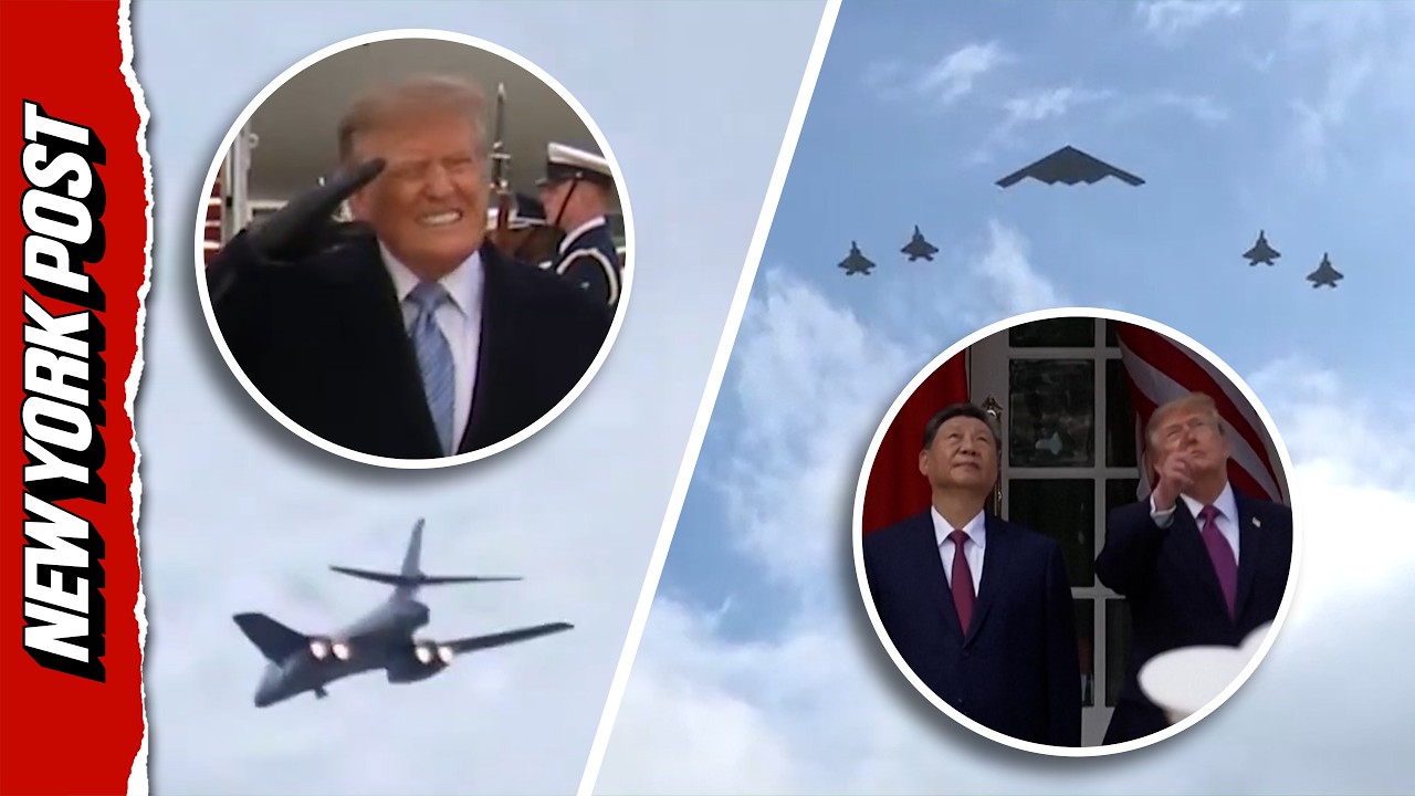 Military Jet Zooms Over Trump & Xi — Trump’s Hilarious Response Takes Center Stage