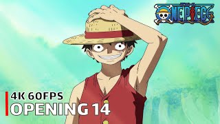 One Piece - Opening 14 【Fight Together】 4K 60FPS Creditless | CC