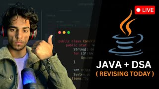 🚀 JAVA + DSA PRACTICE LIVE 🔥 | Beginner to Pro Journey | Restarting From 0 - hero |