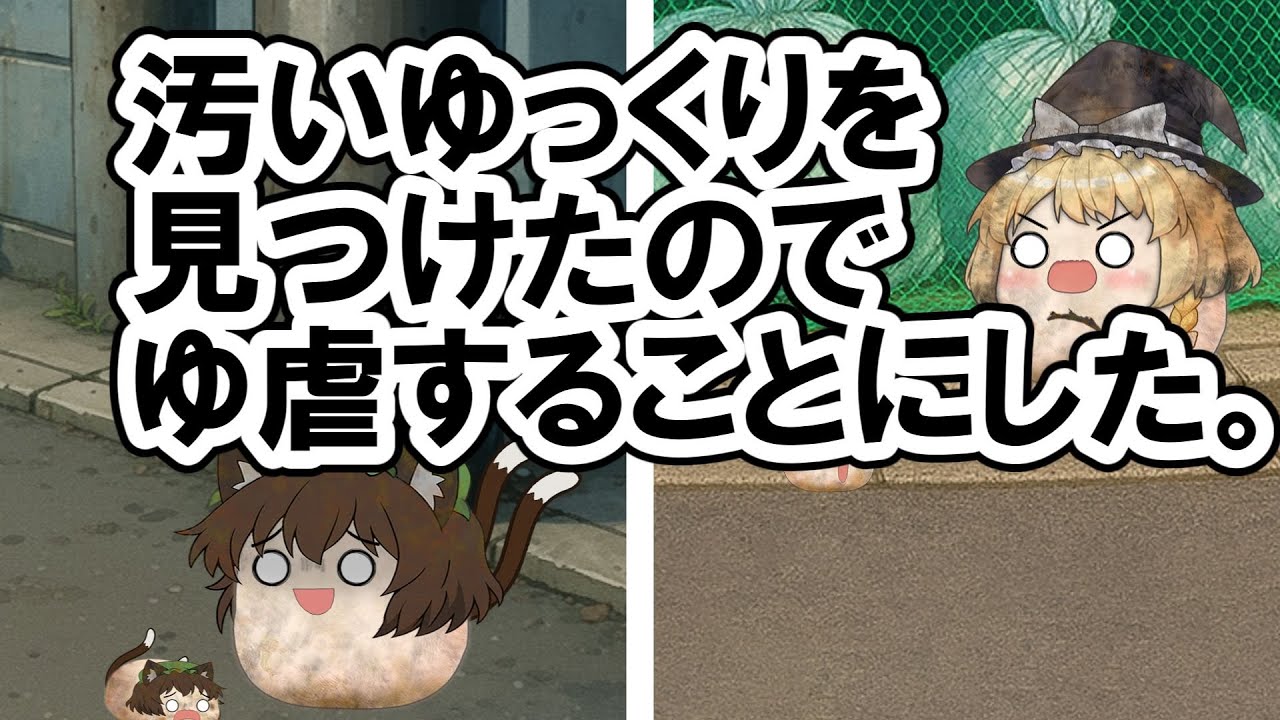 【ゆ虐】汚いゆっくりを見つけたのでゆ虐することにした。