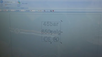 How to operate the dot peen marking software?