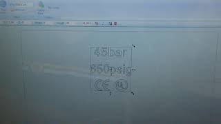 How to operate the dot peen marking software?