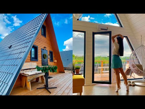 ЗАЧЕМ люди строят A-Frame? Мини-дом 36 м2 для ПМЖ