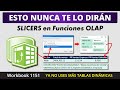 Cómo Insertar Slicers o Segmentación de Datos en las Funciones Cubo OLAP en Excel