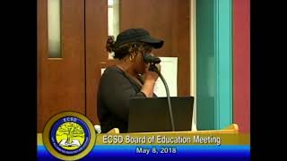 ECSD BOE Meeting 5 8 18