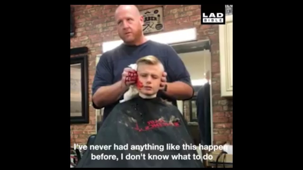 Barber Prank With Kid new prank style 2018 HD YouTube