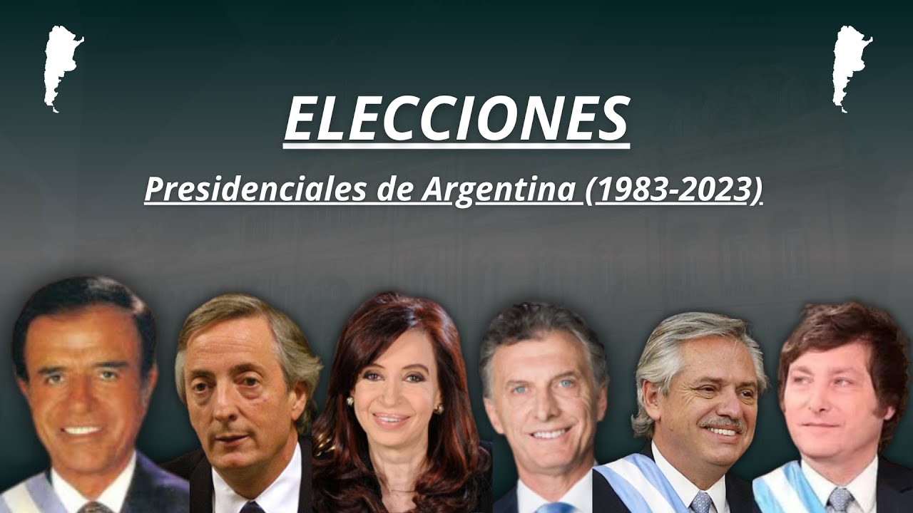 Las elecciones presidenciales de Argentina (1983-2023) - YouTube