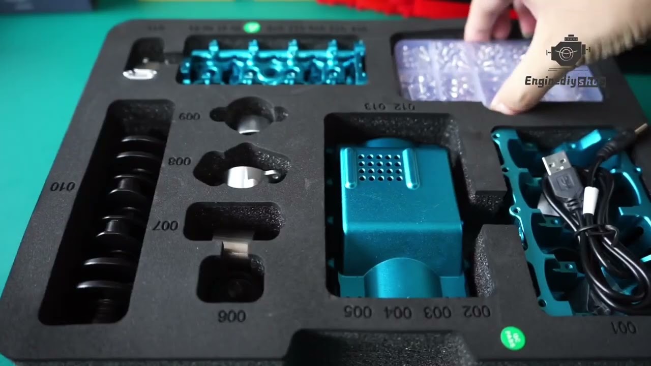 TECHING L4 Car Engine 