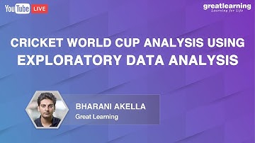 Cricket World Cup Analysis Using Exploratory Data Analysis | Python Data Analysis | Great Learning