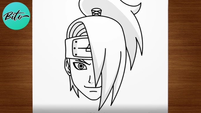 Como Desenhar o Primeiro Hokage - Hashirama Senju - Passo a passo 