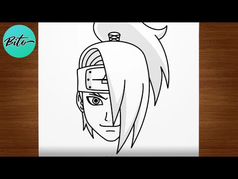 Como desenhar a nuvem da Akatsuki (Naruto) passo a passo, fácil e rápido 