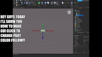 Gui Click to change BrickColor (Roblox Studio)