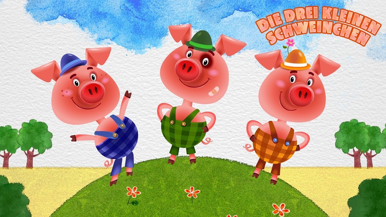 Maschas Märchen Die drei kleinen Schweinchen 🐷🐷🐷 (Folge 13) YouTube