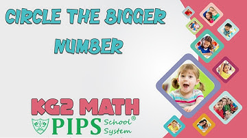 Grade KG2 Oxford Countdown Math Lecture circle the bigger number