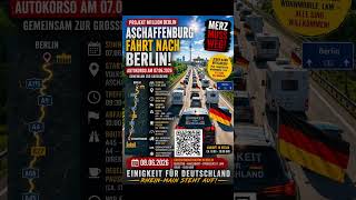 Berlin 07. und 08.06.2026 Grossdemo Projekt 1 Million Merz muss weg! M1llion