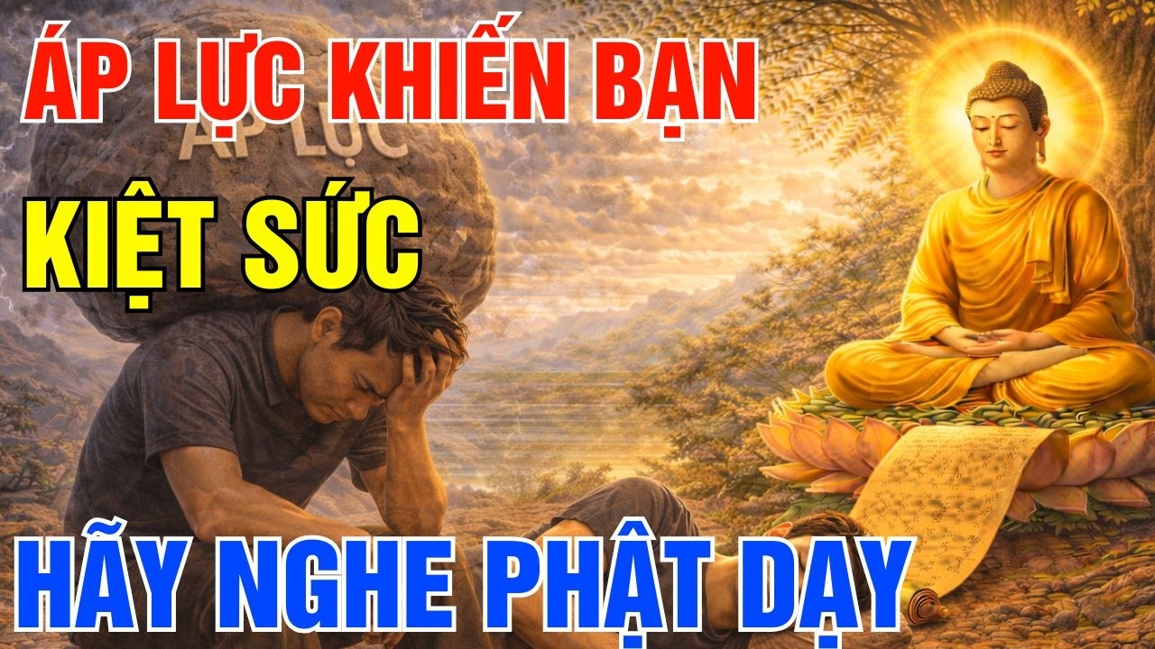 Áp Lực Khiến Bạn Kiệt Sức - Hãy Nghe Lời Phật Dạy Này Bình Yên Sẽ Trở Về Trong Bạn!