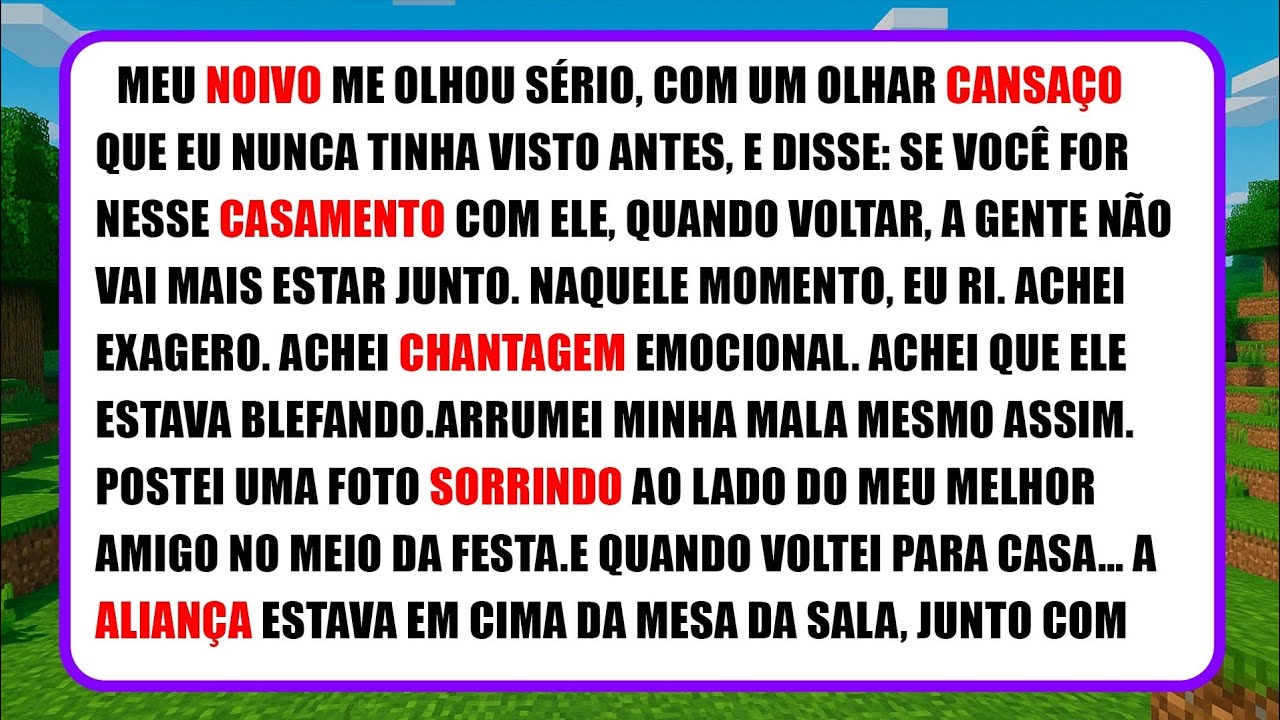 Meu noivo disse: “Se você for nesse casamento com ele, acabou.” Eu fui… e destruí minha própria vida