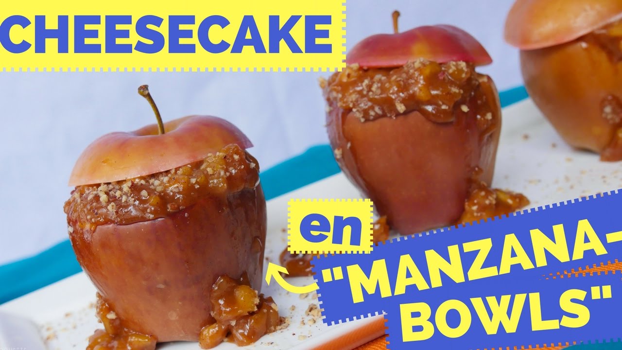 MANZANAS RELLENAS DE CHEESECAKE (¡mega fácil!) - La Cooquette