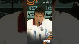 “VAI CORINTHIANS!” Fernando Diniz fecha coletiva após Corinthians x Palmeiras com a famosa frase!