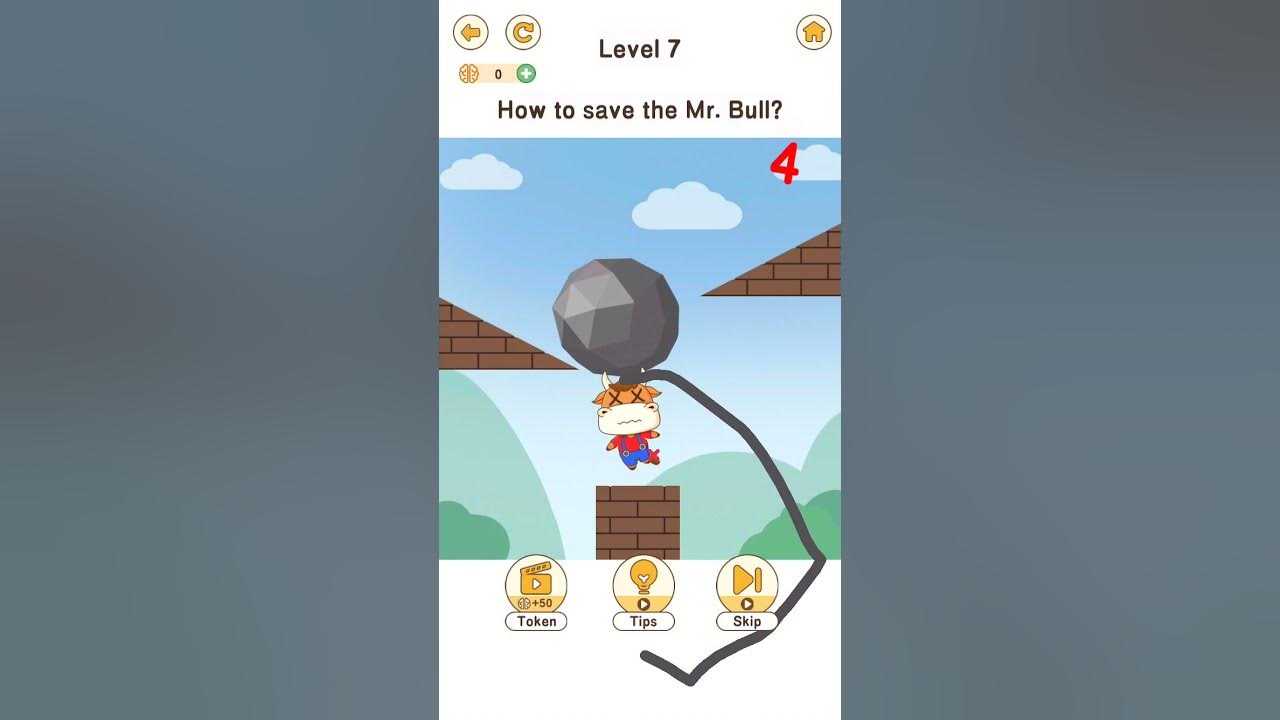 Прохождение step. Brain go 2 save Mr bull. Brain go 2.